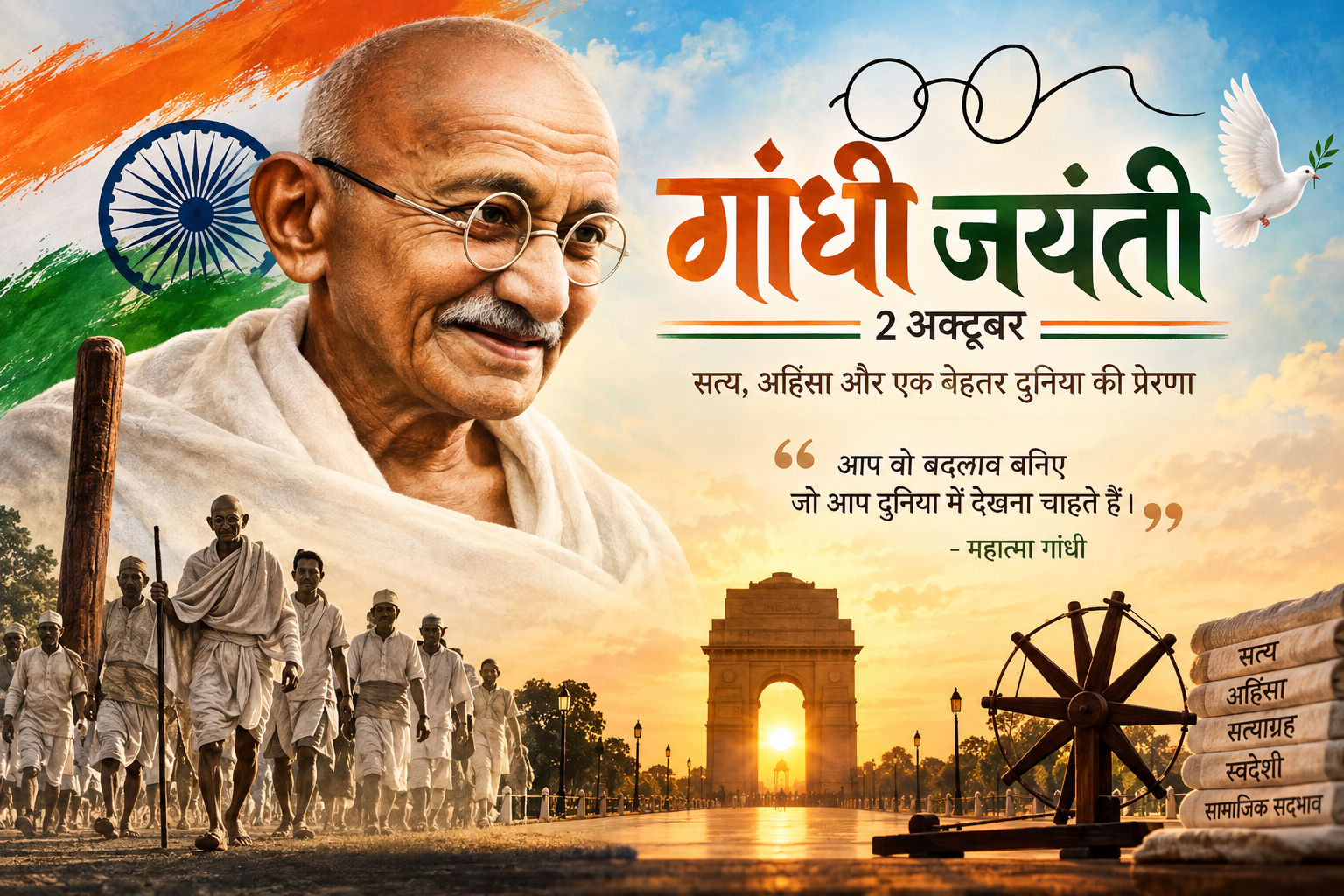 गांधी जयंती विशेष: महात्मा गांधी का जीवन, संघर्ष और आज तक का पूरा परिवार